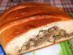 Пирог с картофельно-мясной начинкой