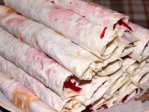 Рулетики из лаваша с морковью и свеклой