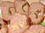 Рулет из мясного фарша с грибами